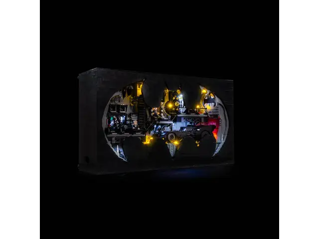 LIGHT MY BRICKS Lightning Kit for LEGO® Batcave™ – Shadow Box (76252)