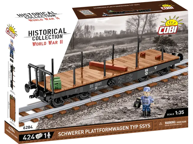 COBI GMBH German Railway Schwerer Plattformwagen Typ SSY