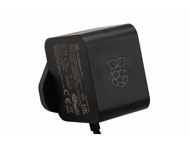 RASPBERRY PI FOUNDATION Raspberry Pi 27W USB-C Power Supply - Black