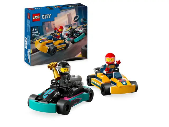 LEGO® Go-Karts mit Rennfahrern