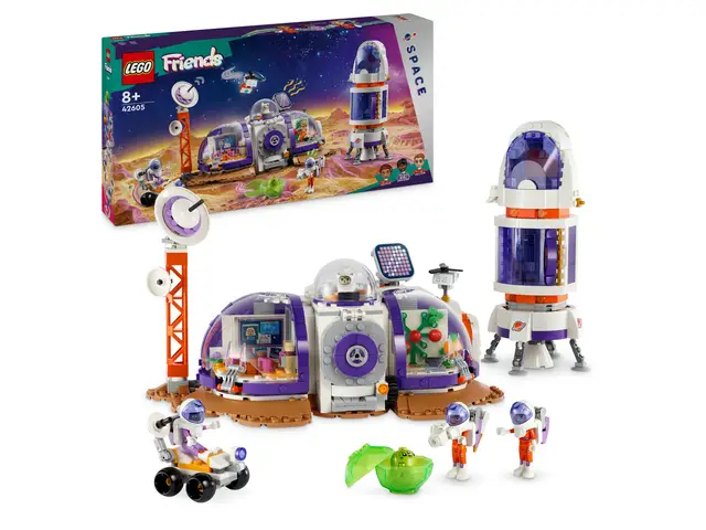 LEGO® Mars-Raumbasis mit Rakete