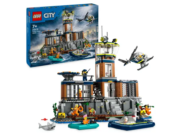 LEGO® Polizeistation auf der Gefängnisinsel