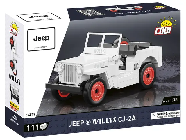 COBI GMBH JEEP WILLYS CJ-2A WHITE