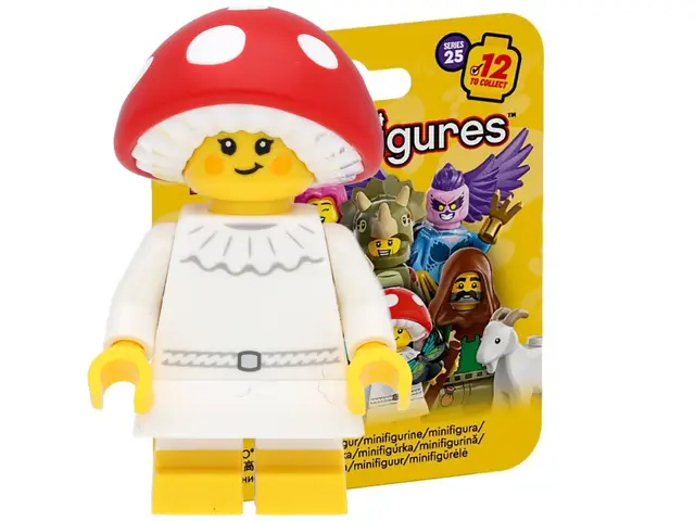 LEGO 71045 Minifigures - Serie 25 - Sammelfigur für Lego Fans: #3 Fliegenpilz-Elfin