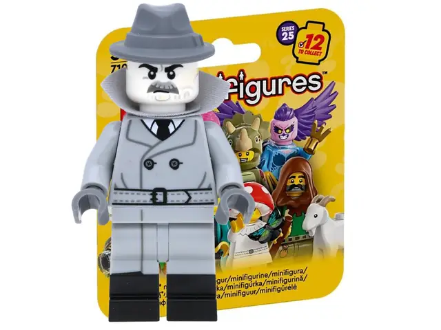 LEGO 71045 Minifigures - Serie 25 - Sammelfigur für Lego Fans: #7 Film Noir Detektiv