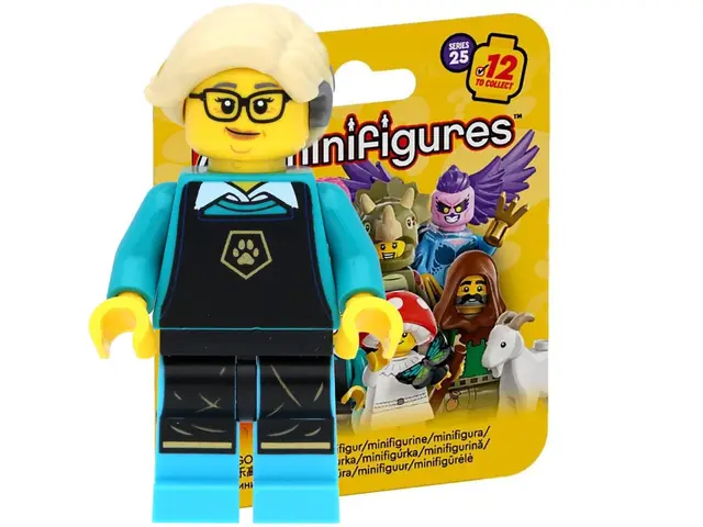 LEGO 71045 Minifigures - Serie 25 - Sammelfigur für Lego Fans: #09 Hunde-Friseurin mit Hund