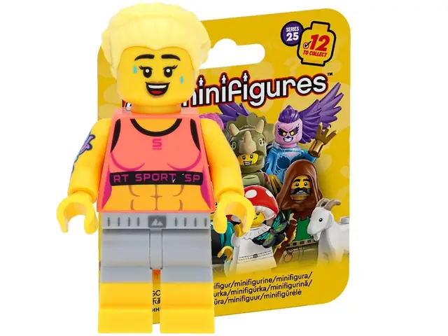 LEGO 71045 Minifigures - Serie 25 - Sammelfigur für Lego Fans: #2 Fitness-Trainerin