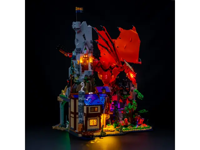 LIGHT MY BRICKS Beleuchtungssets für LEGO® Dungeons & Dragons: Red Dragon's Tale (21348)