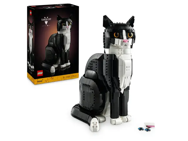 LEGO® Schwarz-weiße Katze
