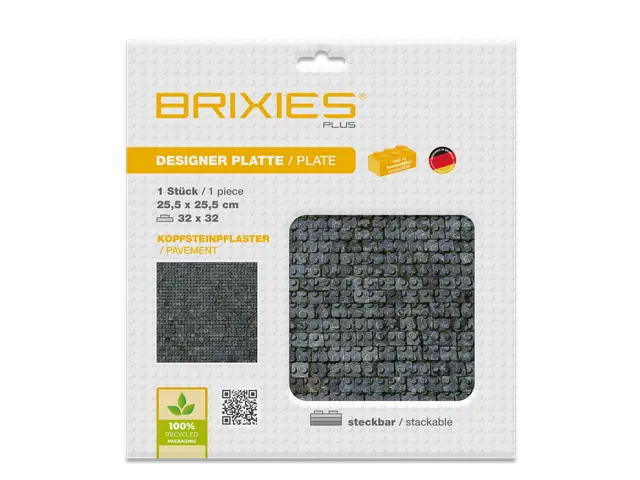 BRIXIES Bodenplatte 32 x 32 Mond