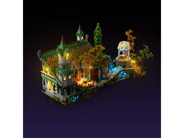 LIGHT MY BRICKS LMB 2.0 Beleuchtungsset für LEGO Herr der Ringe - Rivendell (10316)