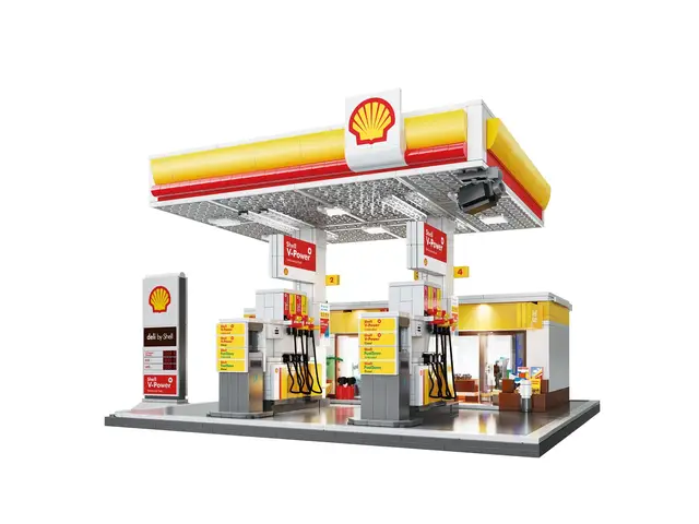 CADA Shell Tankstelle (1222 Teile)