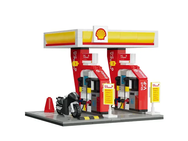 CADA Shell Tankstelle (305 Teile)
