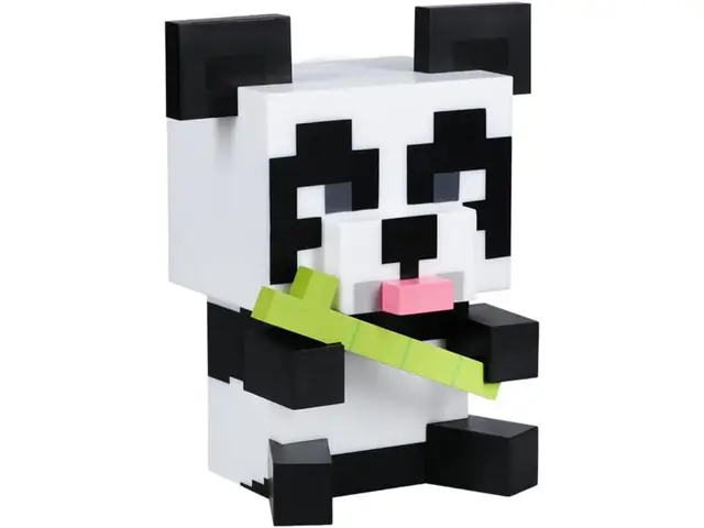 PALADONE PRODUCTS LTD Minecraft Panda Licht - Süßes tragbares Nachtlicht & Zimmerdeko für Kinder - Offiziell lizenziertes Minecraft-Geschenk