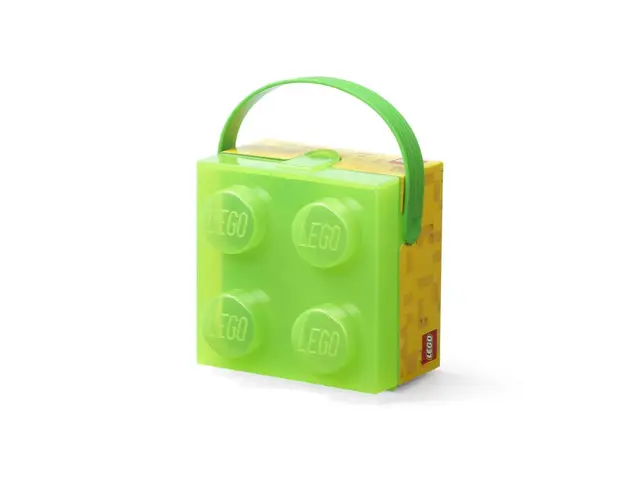 ROOM COPENHAGEN A/S LEGO Box W. Handle Translucent Green - Reisen