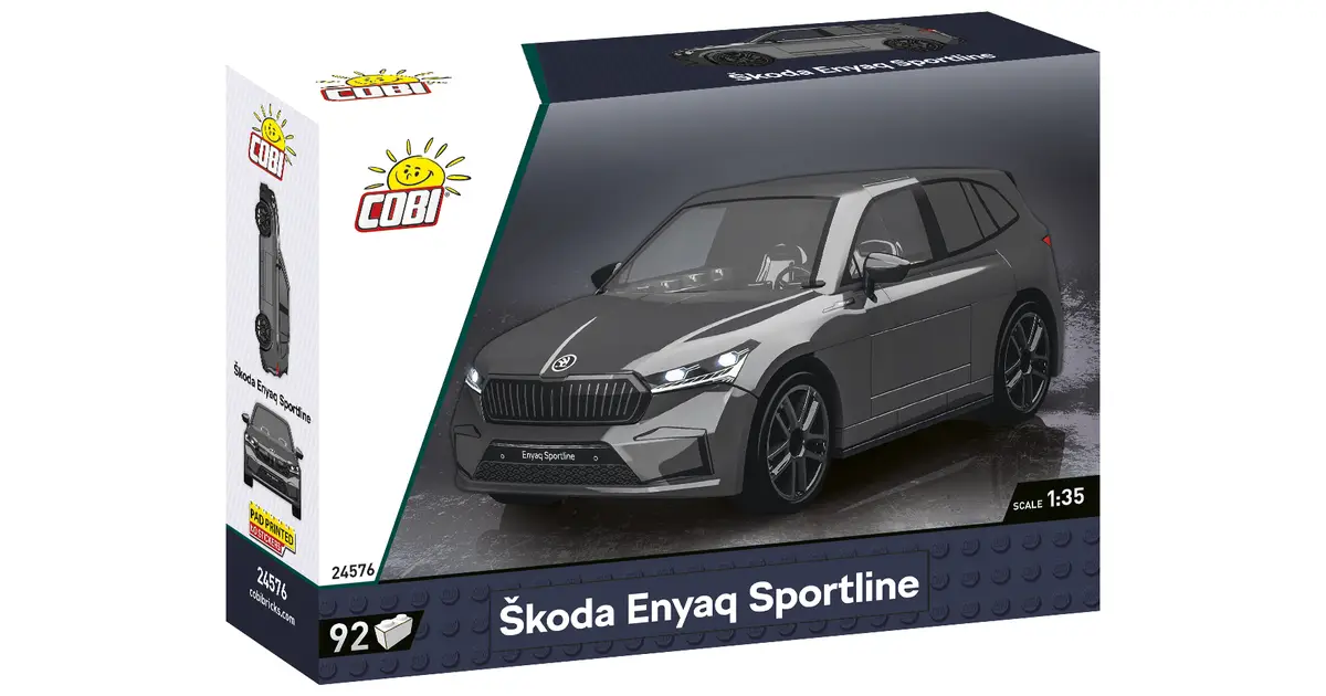 Voiture Miniature SKODA ENYAQ SPORTLINE - COBI 24576 - Construction De Modèles