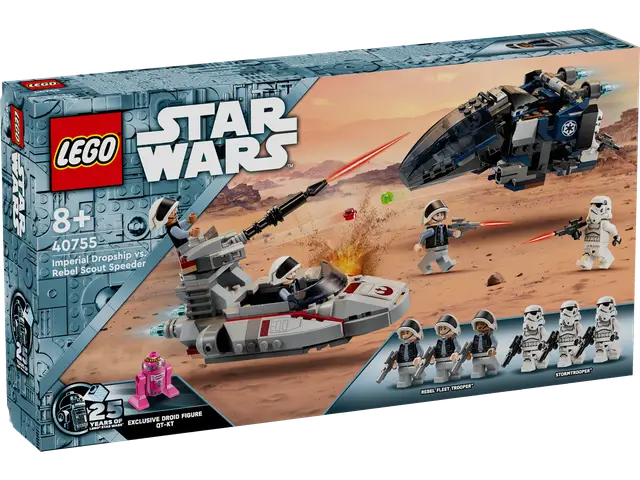 LEGO® Imperial Dropship vs. Rebel Scout Speeder