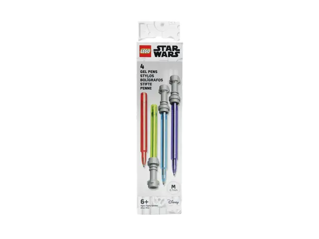 LEGO® Star Wars Lichtschwert-Gelschreiber-Set, 4 Stück (52875A)