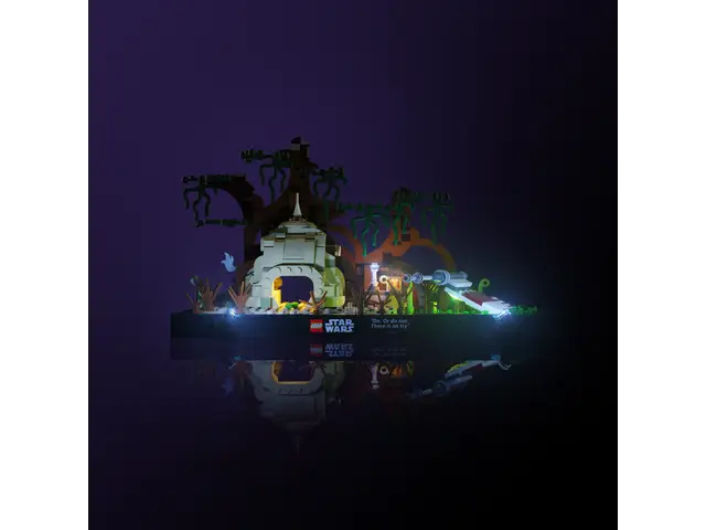 LIGHT MY BRICKS LMB 2.0 Light Kit for LEGO Star Wars Dagobah Jedi Training Diorama
