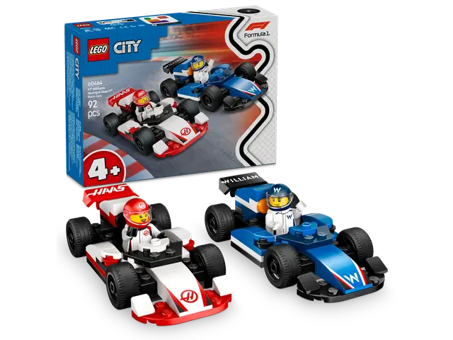 LEGO® F1® Williams Racing und Haas F1® Rennautos