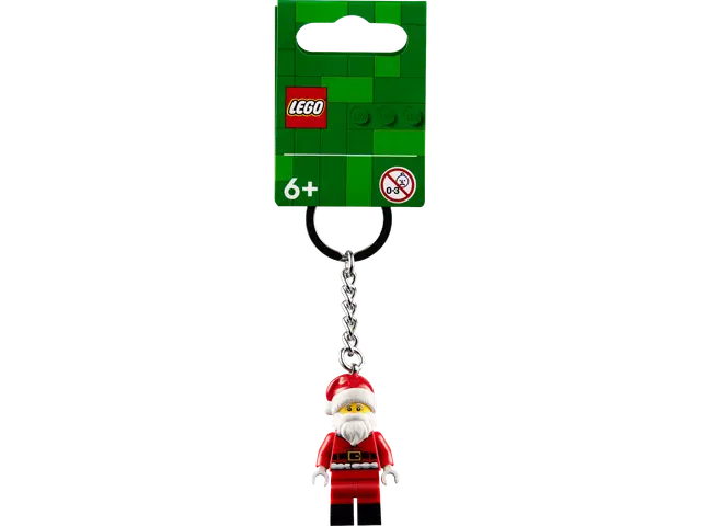 LEGO® Weihnachtsmann-Schlüsselanhänger