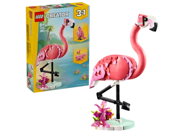 LEGO® Wilde Tiere: Rosa Flamingo