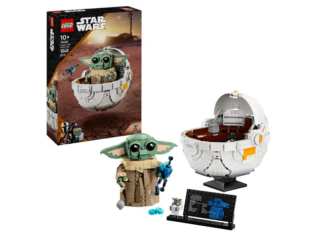 LEGO® Grogu™ in seiner Repulsorwiege