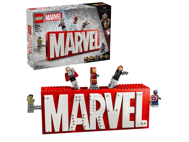 LEGO® MARVEL Logo & Minifiguren
