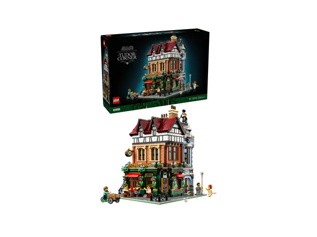 LEGO® Eckhaus im Tudorstil