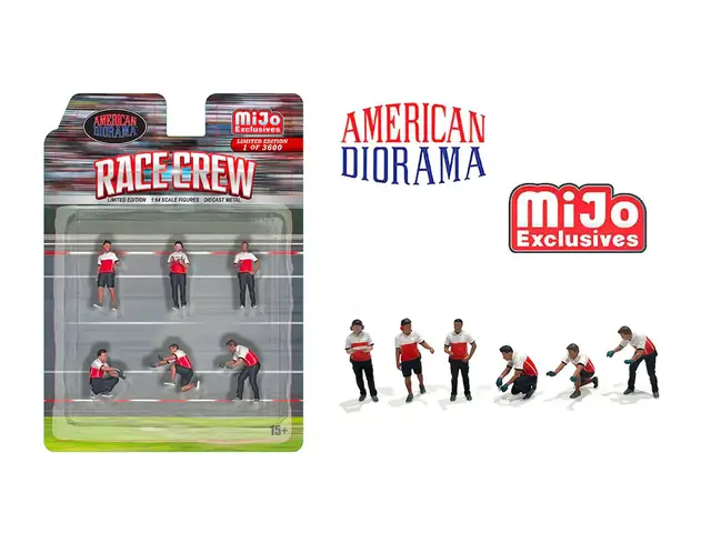 AMERICAN DIORAMA American Diorama 1/64 Figure Race Crew