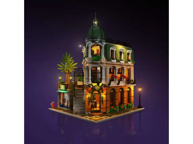LIGHT MY BRICKS LMB 2.0 Beleuchtungsset für LEGO Boutique Hotel #10297