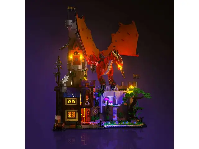 LIGHT MY BRICKS LMB 2.0 Beleuchtungsset für LEGO Dungeons & Dragons: Die Geschichte des roten Drachen #21348