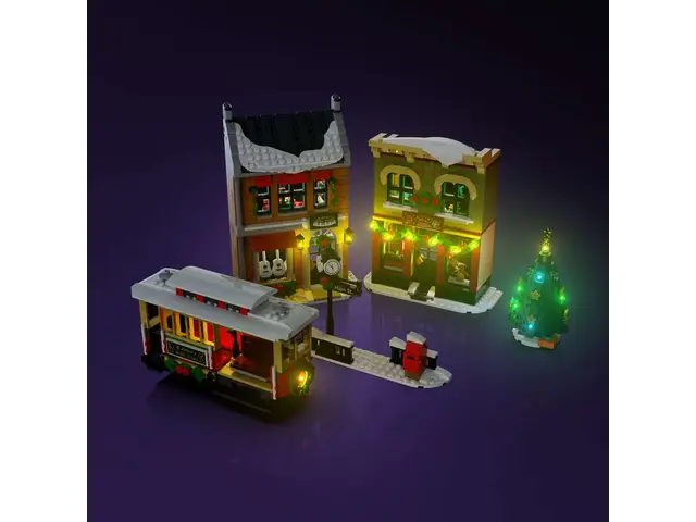 LIGHT MY BRICKS LMB 2.0 Beleuchtungsset für LEGO Holiday Main Street #10308