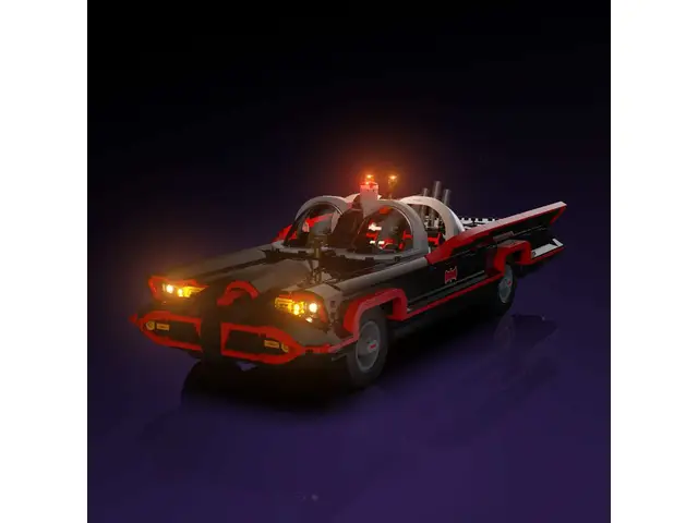 LIGHT MY BRICKS LMB 2.0 Light Kit for LEGO DC: Batman The Classic TV Series Batmobile #76328