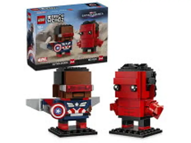 LEGO® Captain America & Red Hulk