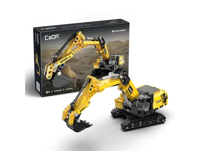 CADA Bagger (467 Teile) (neue Version)