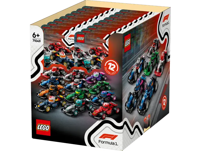 LEGO® LEGO® Minifigures F1® Race Car Sealed Display Box - 36 minifigures