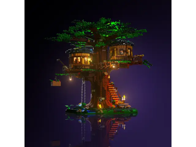 LIGHT MY BRICKS LMB 2.0 Beleuchtungsset für LEGO Baumhaus #21318