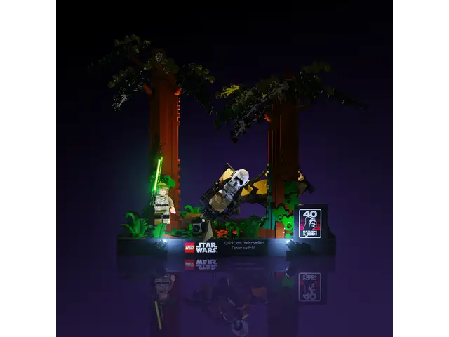 LIGHT MY BRICKS LMB 2.0 Beleuchtungsset für LEGO Star Wars Endor Speeder Chase Diorama #75353