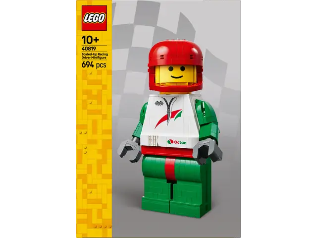 LEGO® Große Rennfahrer-Minifigur