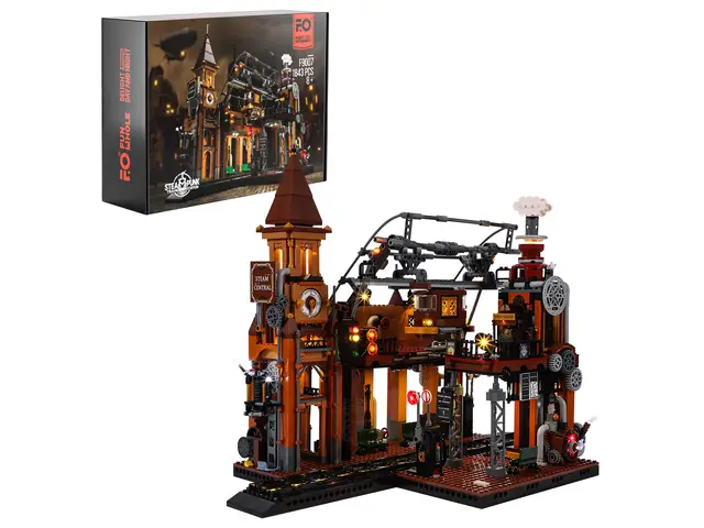 FUNWHOLE Steampunk-Bahnhof