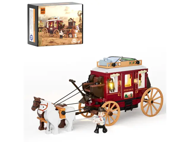 LUMIBRICKS Western Stagecoach