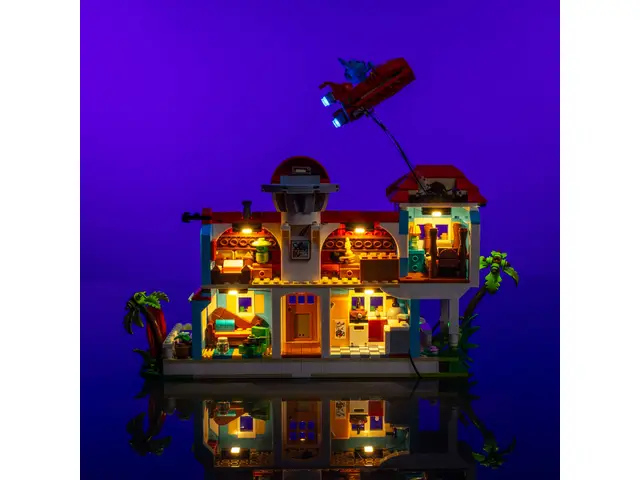 LIGHT MY BRICKS LMB 2.0 Beleuchtungsset für LEGO® Disney Lilo und Stitch Strandhaus #43268