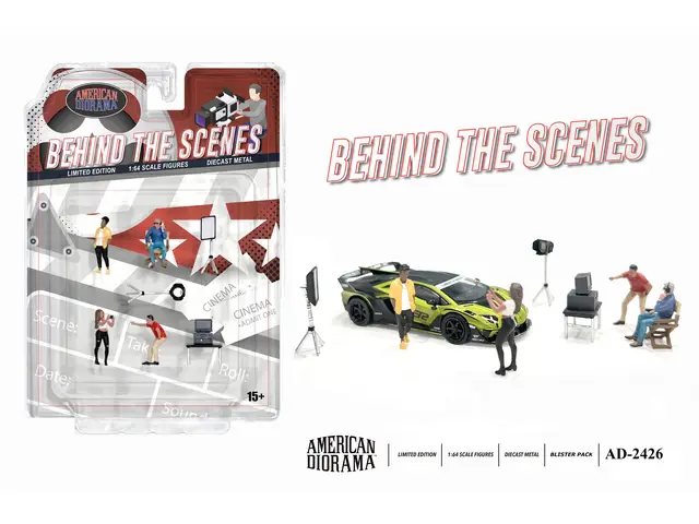 AMERICAN DIORAMA American Diorama - 1/64 Figure Set: Behind the Scenes