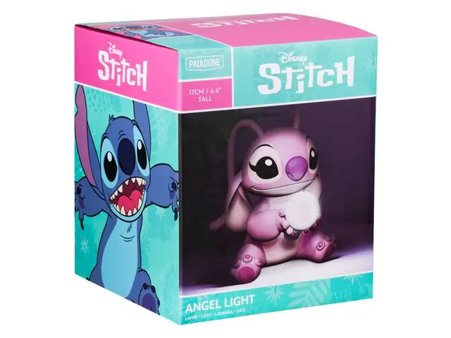 TOMIK Stitch Nachtlampe Angel