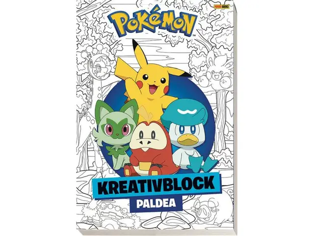 POKÉMON Pokémon: Kreativblock Paldea - Malblock