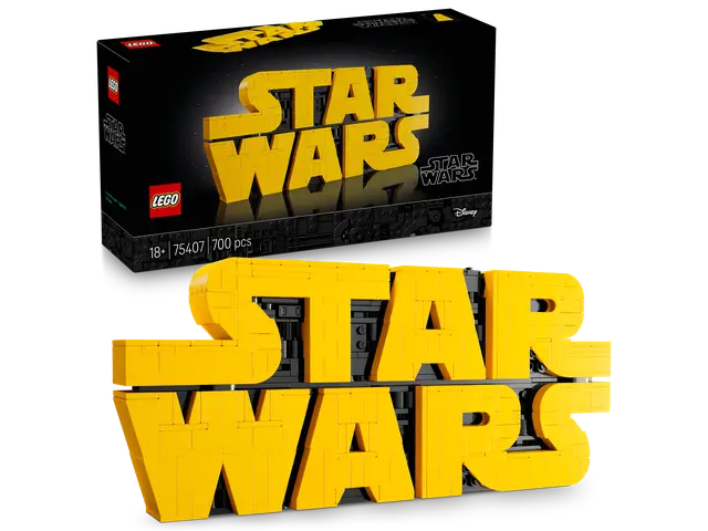 LEGO® Star Wars™ Logo aus LEGO Steinen
