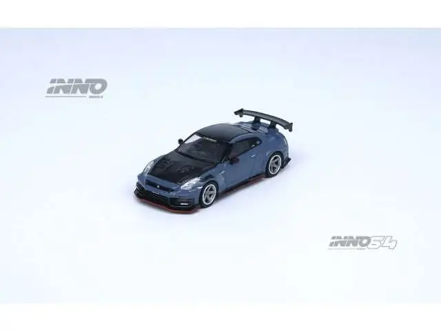 INNO64 Inno64 - 1/64 Nissan Skyline GT-R (R35) Nismo 2024 *Top Secret* Hong Kong Toy Car Salon Special Edition, blue/black