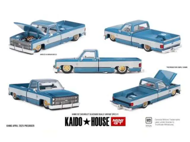 MINI GT Mini GT - 1/64 Kaido Chevrolet Silverado Dually Vintage Spec V1