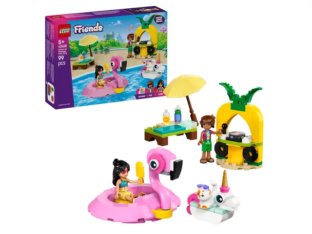 LEGO® Poolparty mit Einhorn und Flamingo